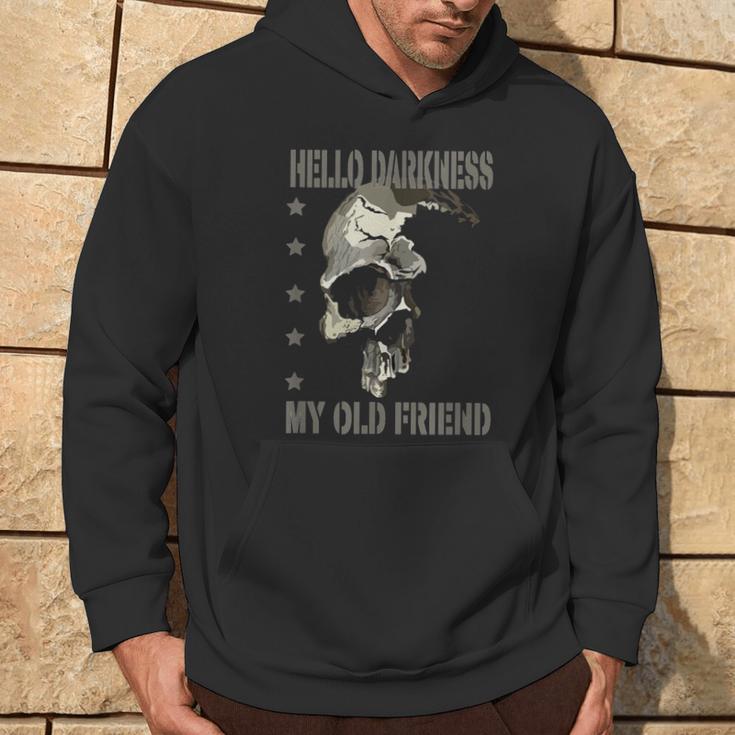 Hello Darkness My Old Friend Vintage Hoodie Lifestyle