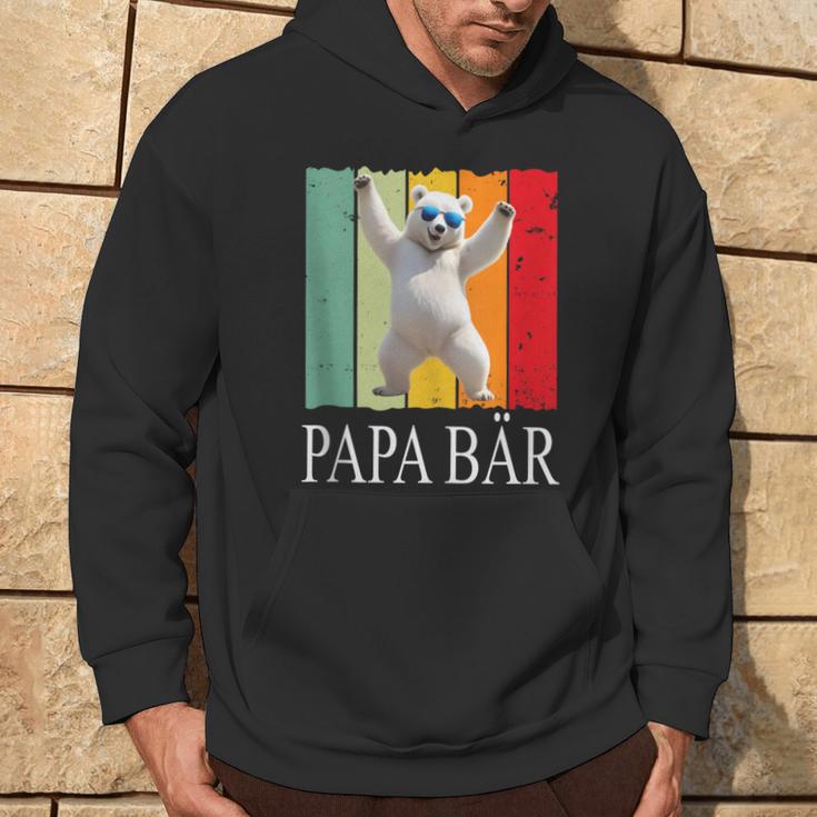 Herren Papa Bäratertag Retroater & Opa Geschenk Geburtstags Kapuzenpullover Lebensstil