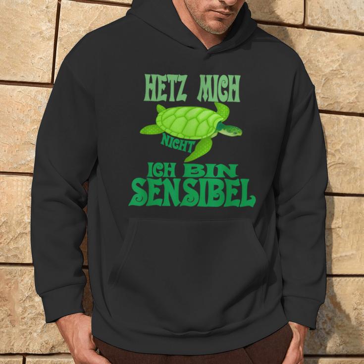 Hetz Mich Nicht Ich Bin Sensibel Kapuzenpullover Lebensstil