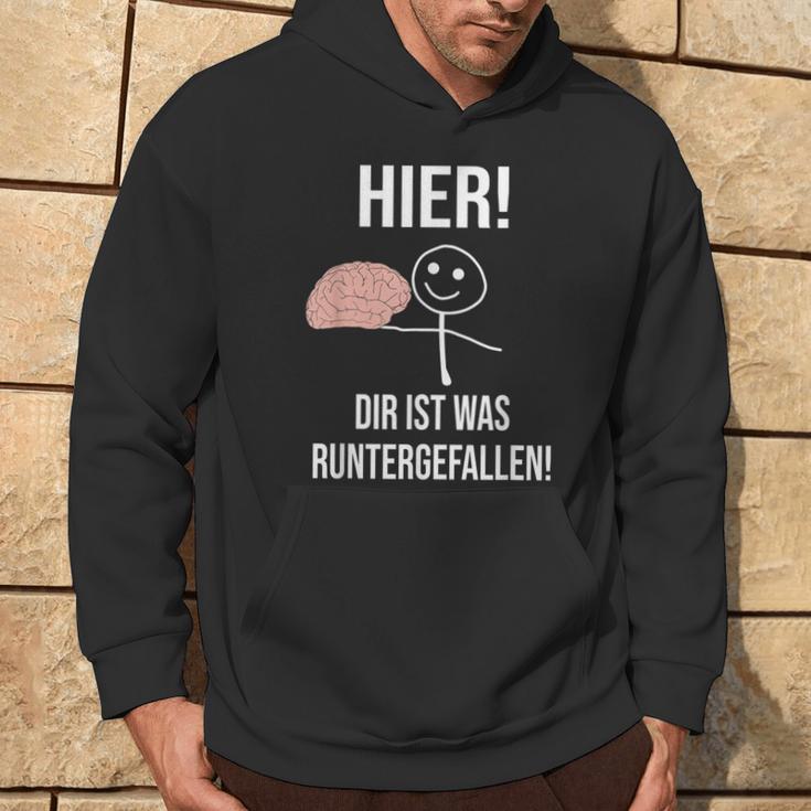 Hier Dir Ist Was Untergefen Black Hoodie Lebensstil