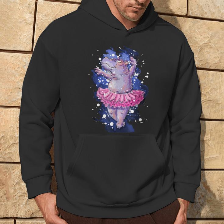 Hippopotamus Hippopotamus Ballet Hippopotamus Fan Hoodie Lebensstil