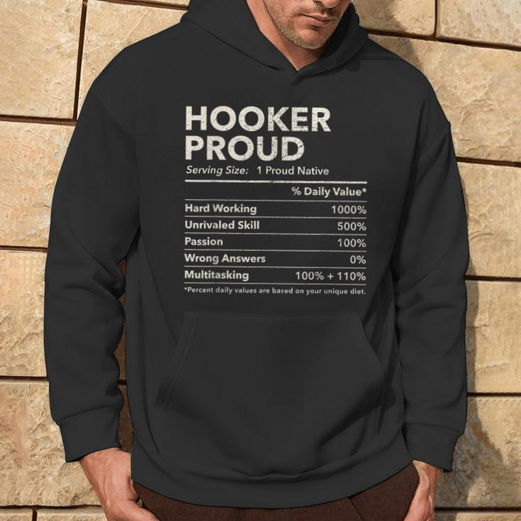 Hooker Oklahoma Proud Nutrition Facts Hoodie Lifestyle