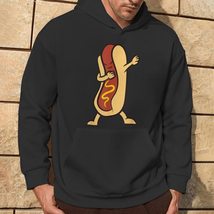 Hotdog Dabbing Hot Dog Hoodie Lifestyle