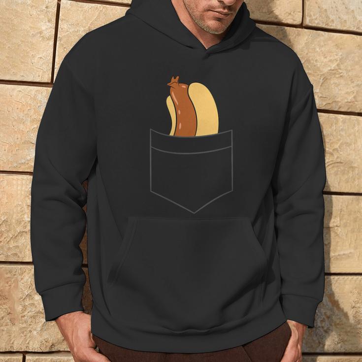 Hotdog In The Pocket Sausage Hot Dog Bun Pocket Hotdog Hoodie Lifestyle