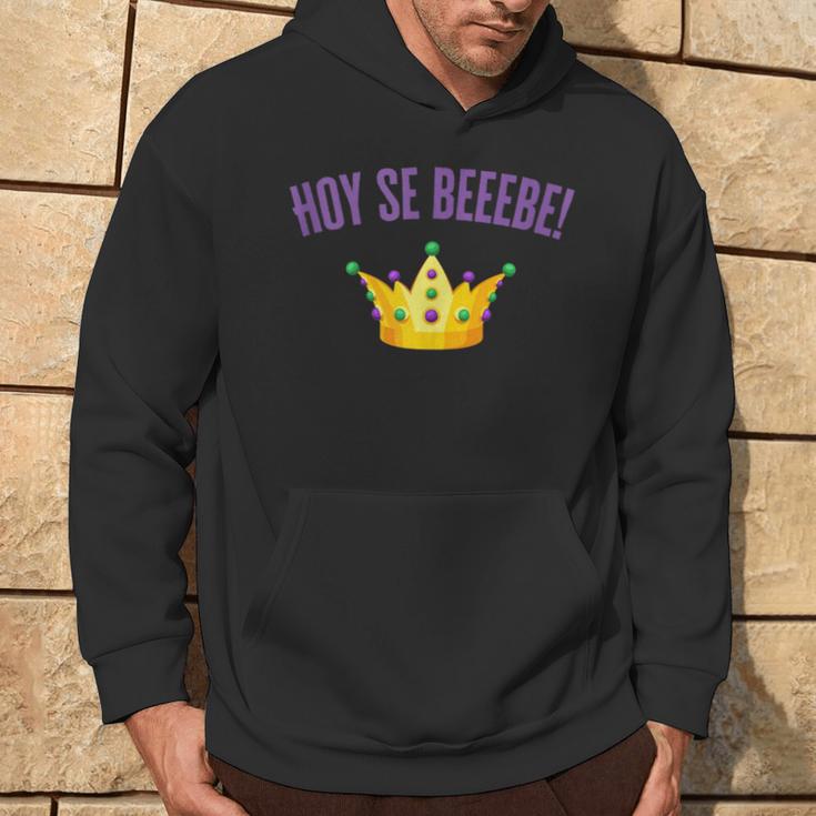 Hoy Se Bebe Mardi Gras Dominican Hoodie Lifestyle