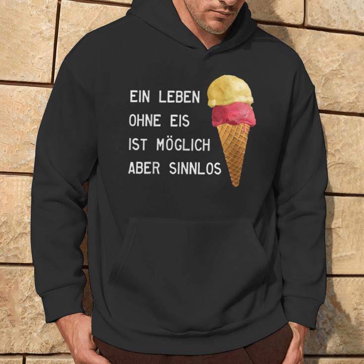 Ice Cream Leben Ohne Eisist Sinnlos D010-0887A Hoodie Lebensstil