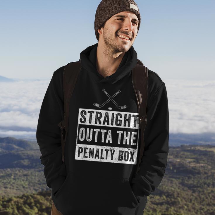 Ice Hockey Player Straight Outta The Penalty Box Hoodie Lifestyle