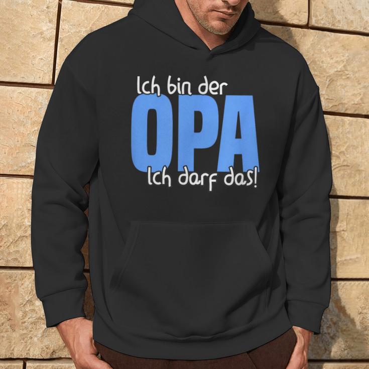 Ich Bin Der Opa, Kann Das Enkelkind Hoodie, Schwarz Für Großväter Lebensstil