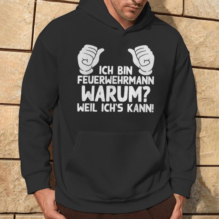 Ich Bin Feuerwehrmann Fire Brigade Kapuzenpullover Lebensstil