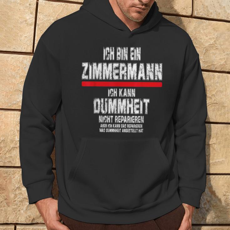 Ich Bin Zimmermann Kapuzenpullover Lebensstil