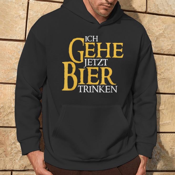 Ich Gehe Jetzt Bier Black S Hoodie Lebensstil