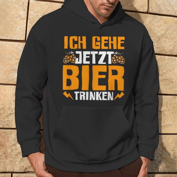 Ich Gehe Jetzt Bier Trink Kapuzenpullover Lebensstil