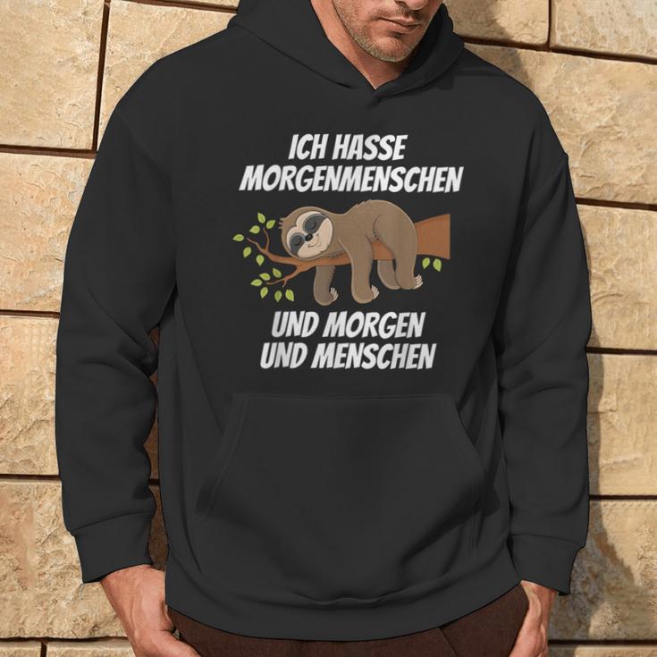 Ich Hasse Morgenmenschschen Und Morgen & Menschen Morgenmuffel I Hasse Hoodie Lebensstil