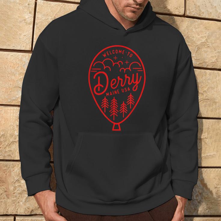 Ich Liebe Derry Auf Red Balloon Derry Maine Usa Hoodie Lebensstil