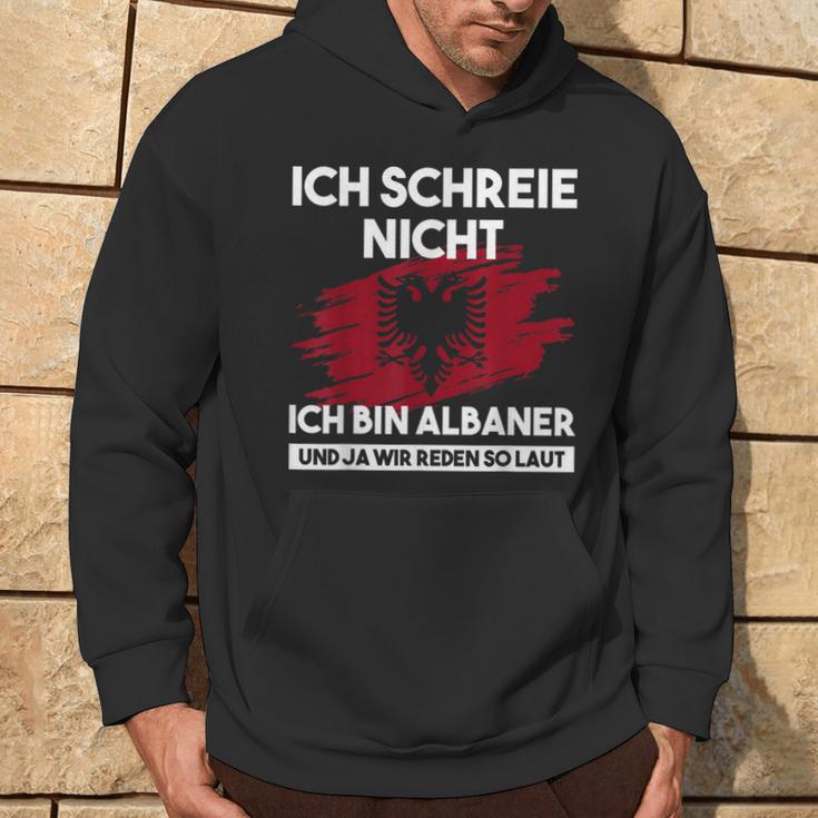 Ich Schreie Nicht Ich Bin Albaner Albanian Eagle Hoodie Lebensstil