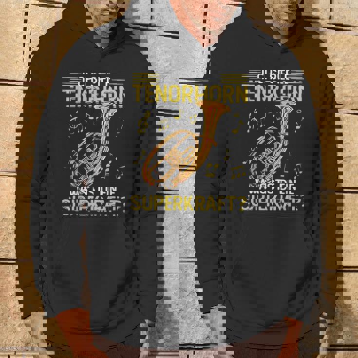 Ich Spiele Tenor Horn Hoodie Lebensstil