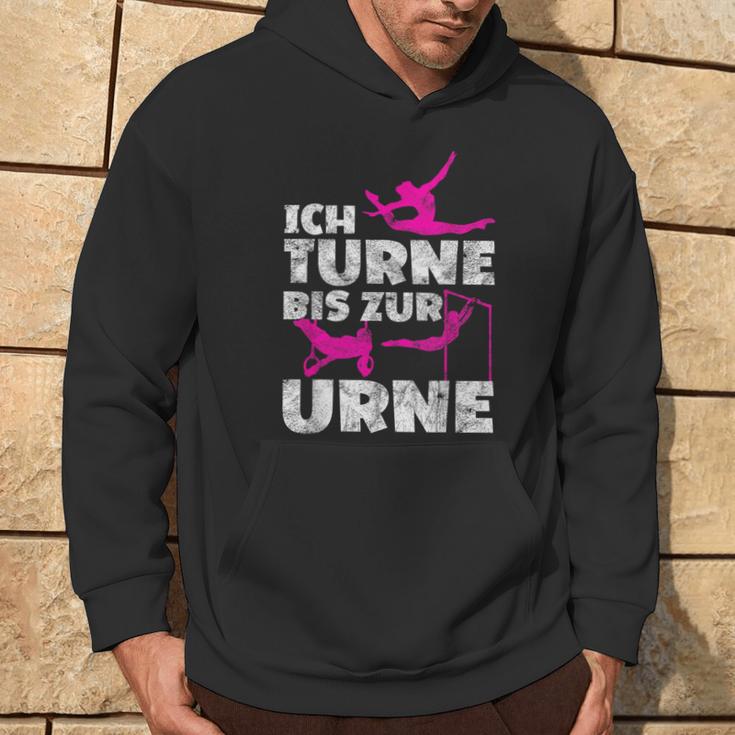 Ich Turne Bis Zur Urne Turnen Hoodie Lebensstil