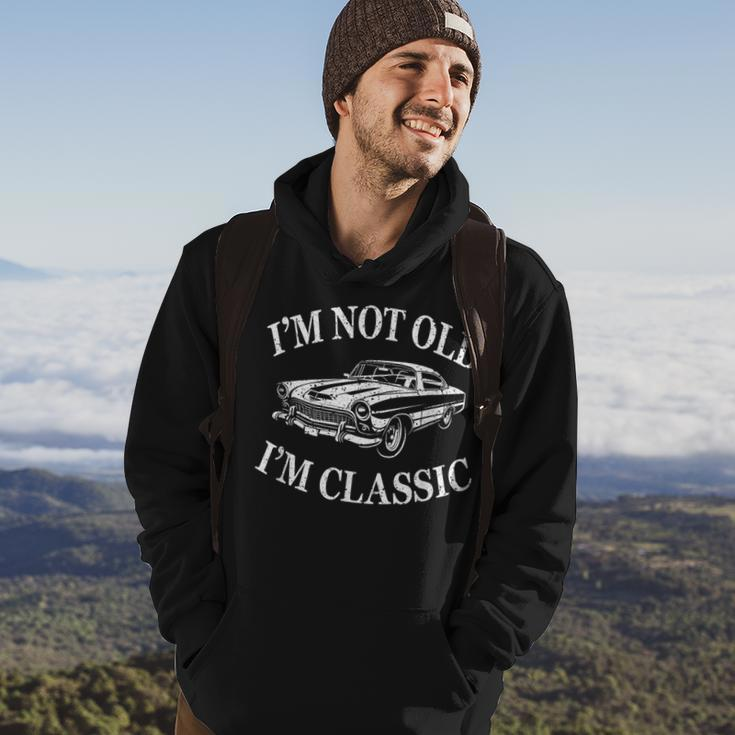 I'm Not Old I'm Classic Car Graphic Vintage Hoodie Lifestyle