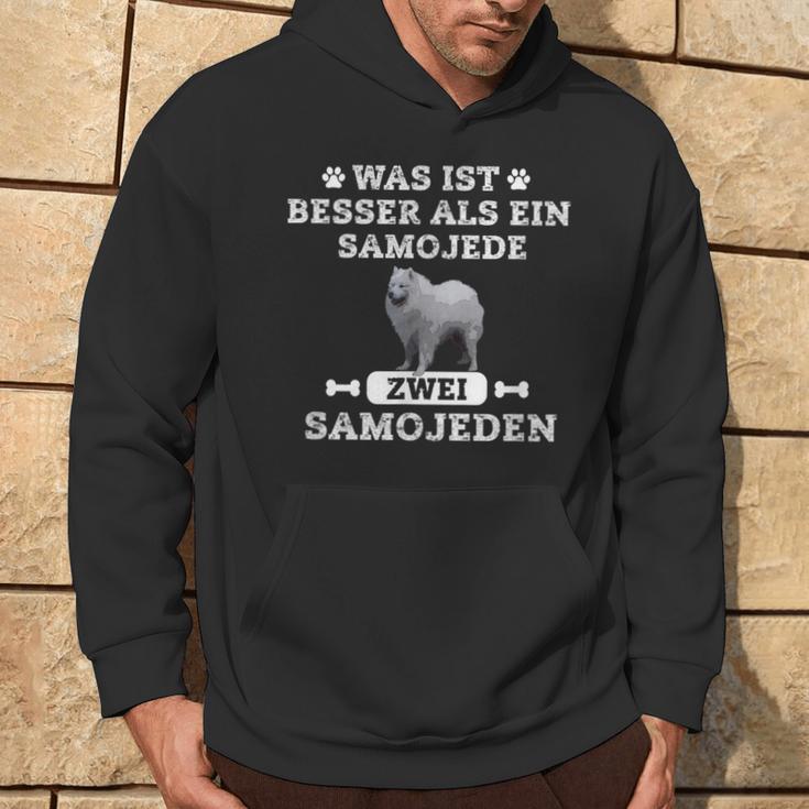 Was Ist Besser Als Ein Samoyed Zwei Samoyed Hoodie Lebensstil