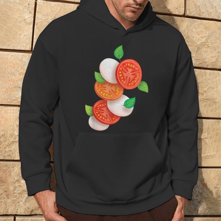 Italian Caprese Salad Tomato Basil Mozzarella Foo Hoodie Lebensstil