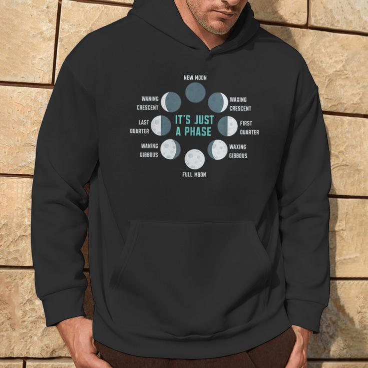 It's Just A Phase Lunar Eclipse Astronomy Moon Phase Hoodie Lifestyle