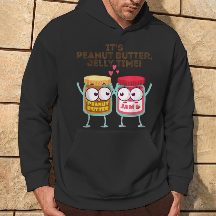 It's Peanut Butter Jelly Time Idea Hoodie Lifestyle