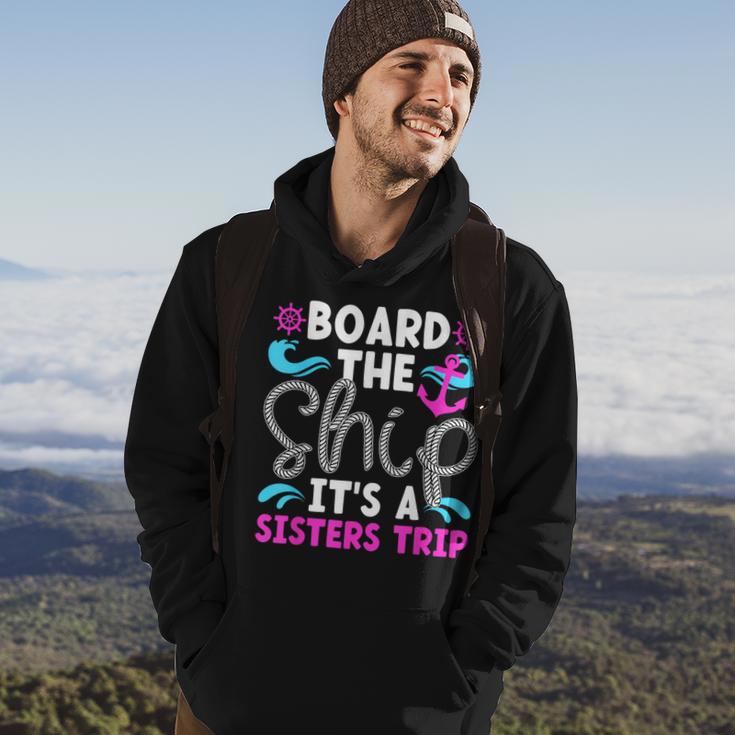 It's A Sisters Cruise Trip 2024 Sisters Cruising Vacation Hoodie Lifestyle