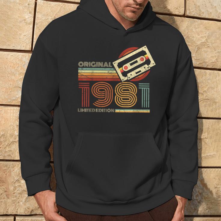 Jahrgang 1981 Retro Geburtstags Zum 43 Geburtstag Kapuzenpullover Lebensstil