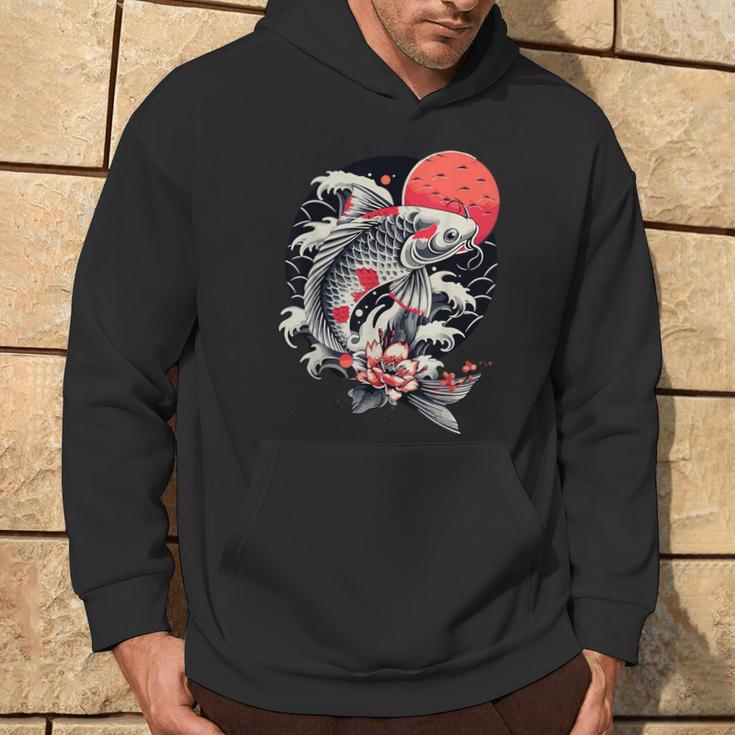 Japanischer Koi-Fish Nishikigoi Koi-Karpfen Für Damen Herren Kinder Hoodie Lebensstil