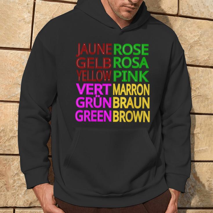 Jaune Roseert Marron Hoodie Lebensstil