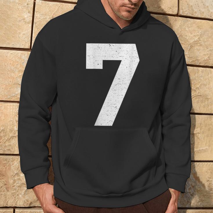 Jersey Number 7 Hoodie Lifestyle