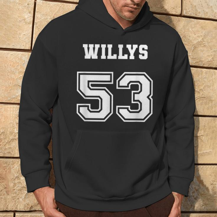 Jersey Style 53 1953 Willys 4X4 Vintage Mb Army Truck Car Hoodie Lifestyle