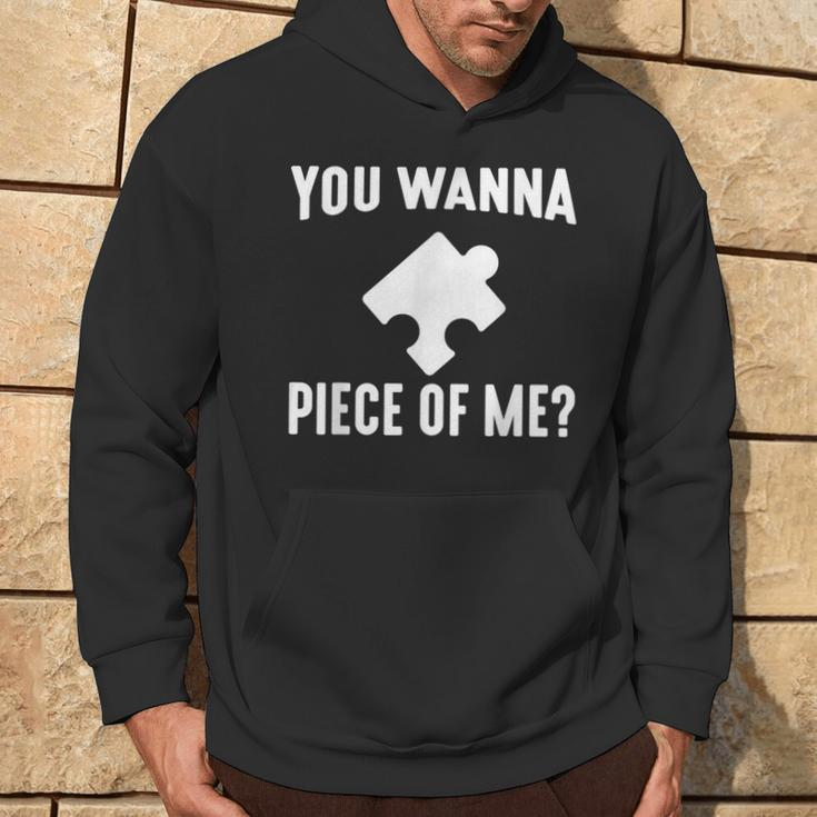 Jigsaw Puzzle Master Puzzle King Queen You Wanna Piece Of Me Hoodie Lifestyle