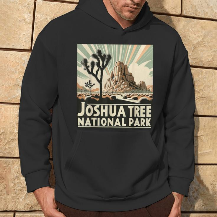 Joshua Tree National Park Vintage Hiking Camping Outdoor Hoodie Lifestyle