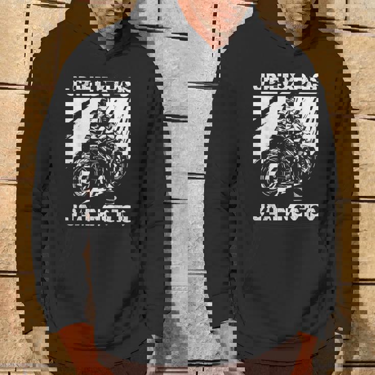 J'peux Pas J'ai Moto Humour Moto Cross Sweat à capuche Lifestyle