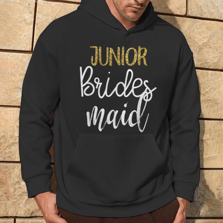 Junior Bridesmaid Wedding Party Bachelorette Party Hoodie Lifestyle