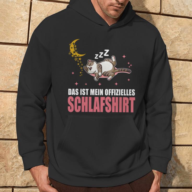 Katze Schlafanzug Das Ist Mein Offizielles Schlaf Hoodie Lebensstil