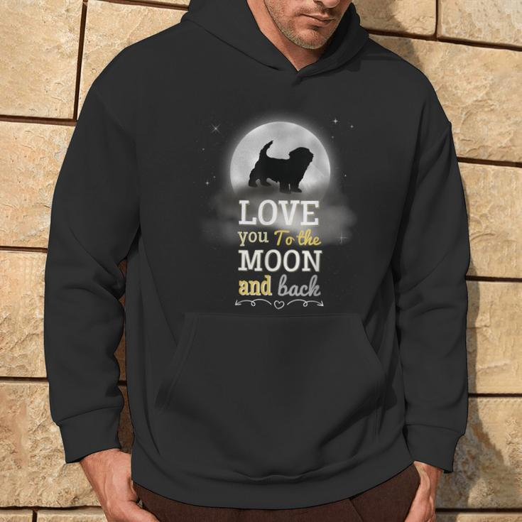 Katzenliebhaber Mond Hoodie Love You to The Moon and Back Lebensstil
