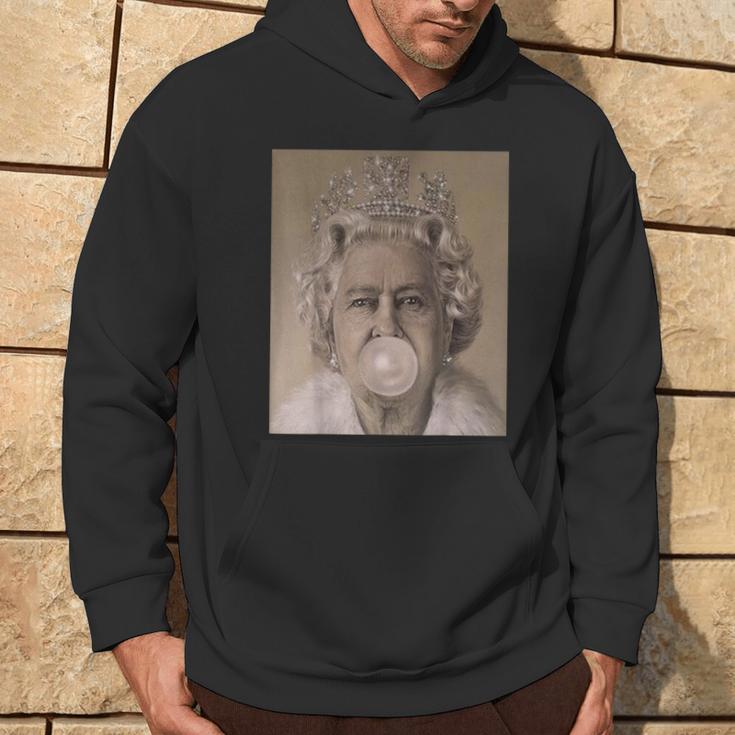 Kaugummi-Blase Grafikdruck Hoodie, Unisex Kreativ-Design Lebensstil