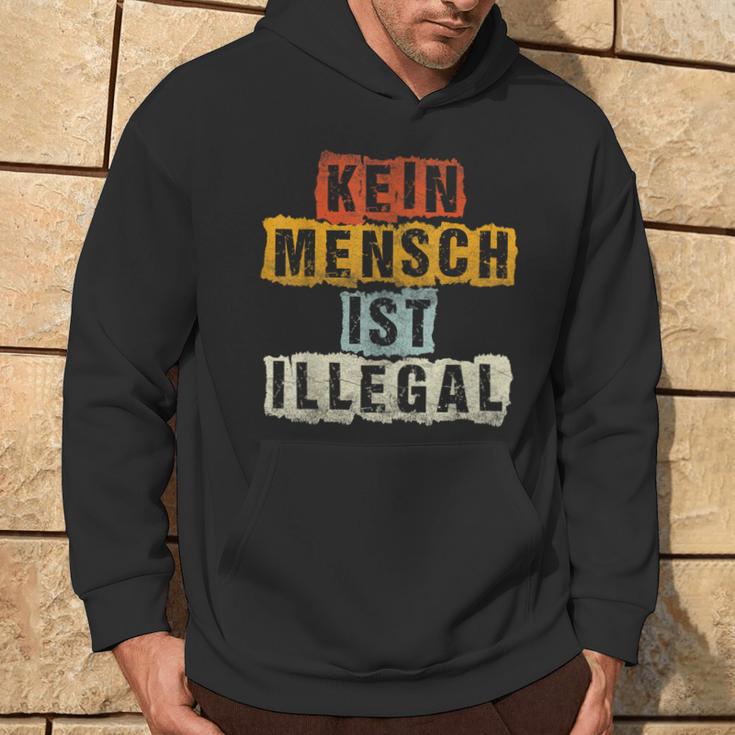 Kein Mensch Ist Illegal Anti Rassismus Hoodie Lebensstil