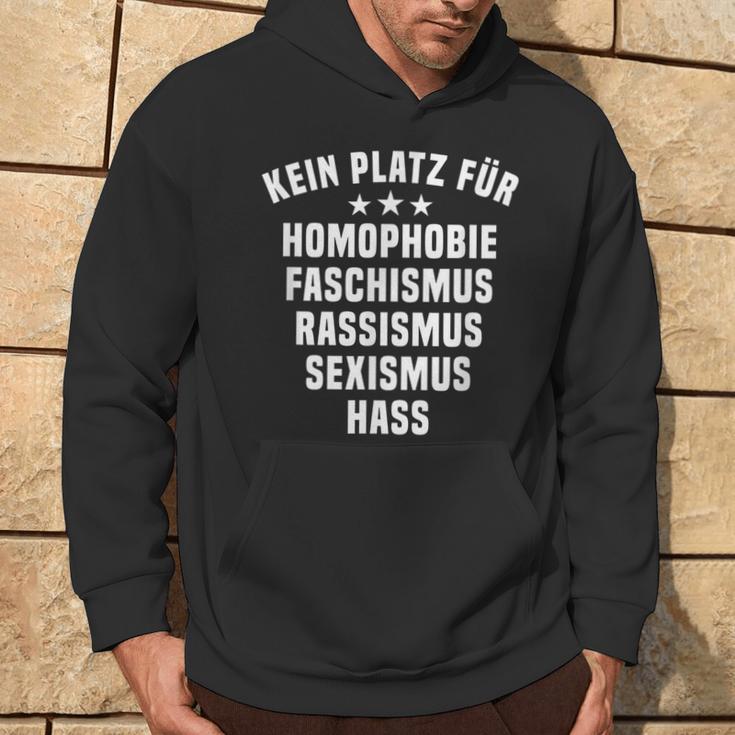 Kein Platz Für Homophobia Carnival Racism Sexism Hoodie Lebensstil