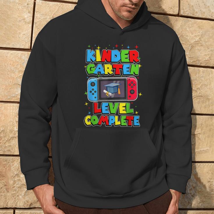 Kindergarten Level Complete Last Day Of School Graduate Boys Hoodie Lifestyle