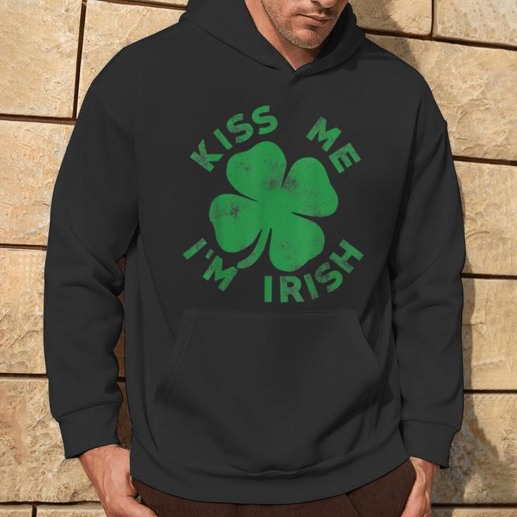 Kiss Me I'm Irish Saint Patrick Day Womens Hoodie Lifestyle
