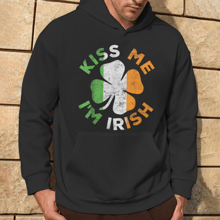 Kiss Me I'm Irish Saint Patrick Day Hoodie Lifestyle