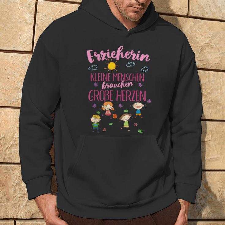 Kleine Menschen Braucht Große Herzen Little People Need B Hoodie Lebensstil