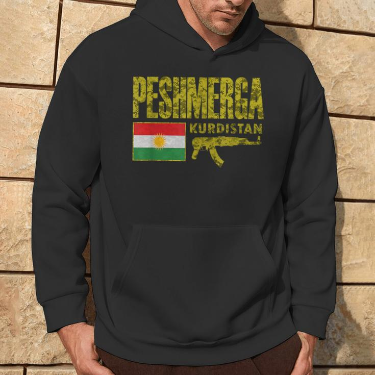 Kurduístan Power Peshmerga Freedom Fighter Free Kurdistan Hoodie Lifestyle