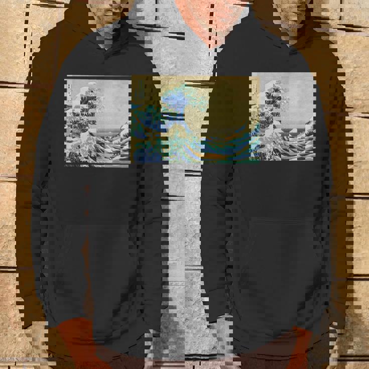 La Gran Ola De Kanagawa Coolintage Pintura Japonesa Sudadera Estilo de vida