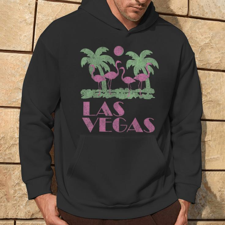 Las Vegas Flamingo Palmenmotiv Hoodie, Trendiges Sommeroutfit Lebensstil