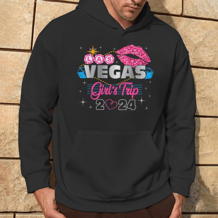 Las Vegas Girls Trip 2024 Vacation Vegas Birthday Squad Hoodie Lifestyle