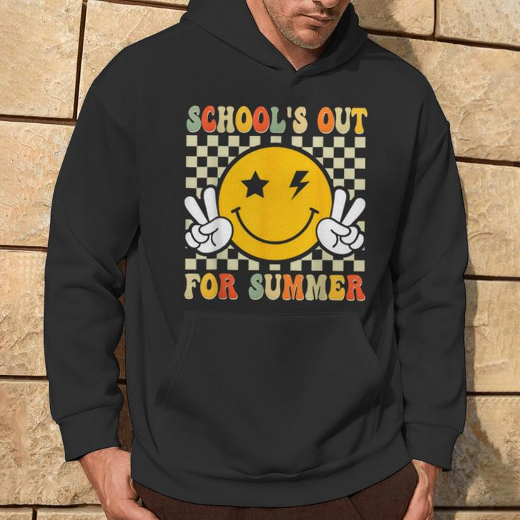 Last Day Of School Retro Schools Out For Summer Teachers Hoodie Lifestyle